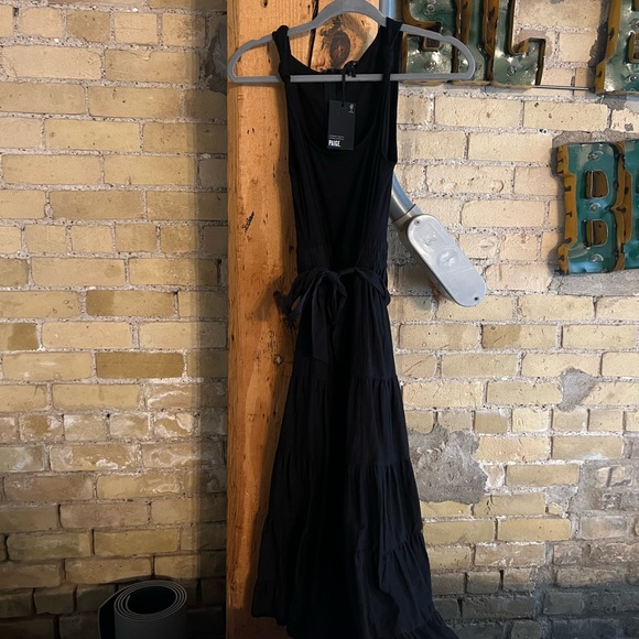 PAIGE Samosa Dress in Black - Picture 9 of 10